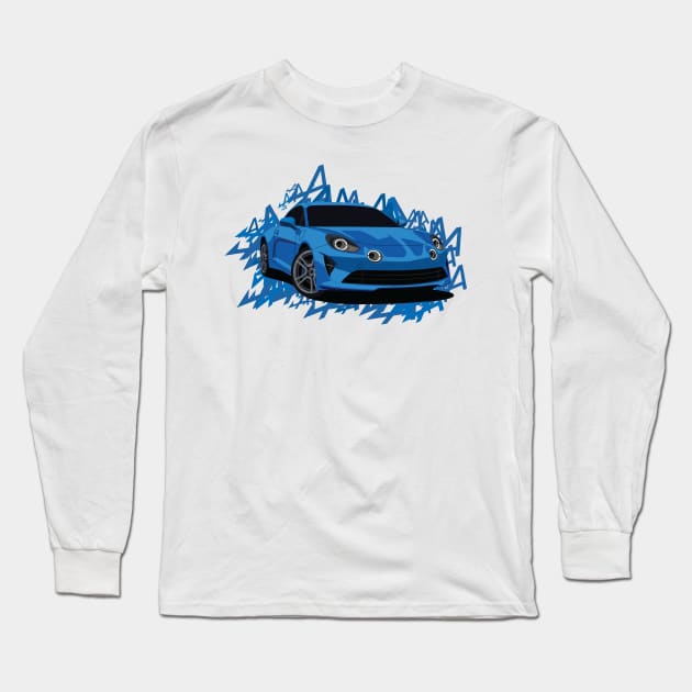 A110 Long Sleeve T-Shirt by AutomotiveArt